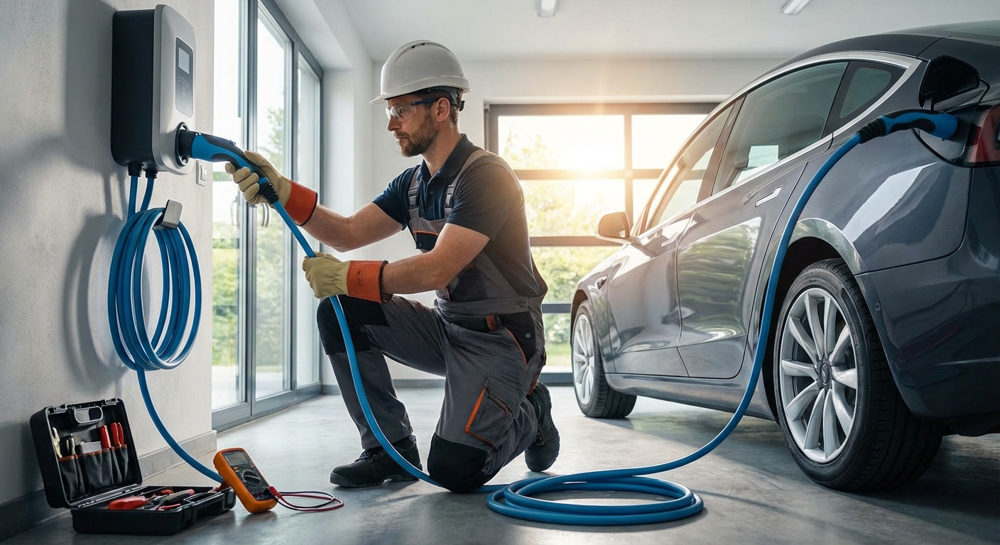 Sécurité électrique d'abord : Installer une borne de recharge pour véhicules électriques