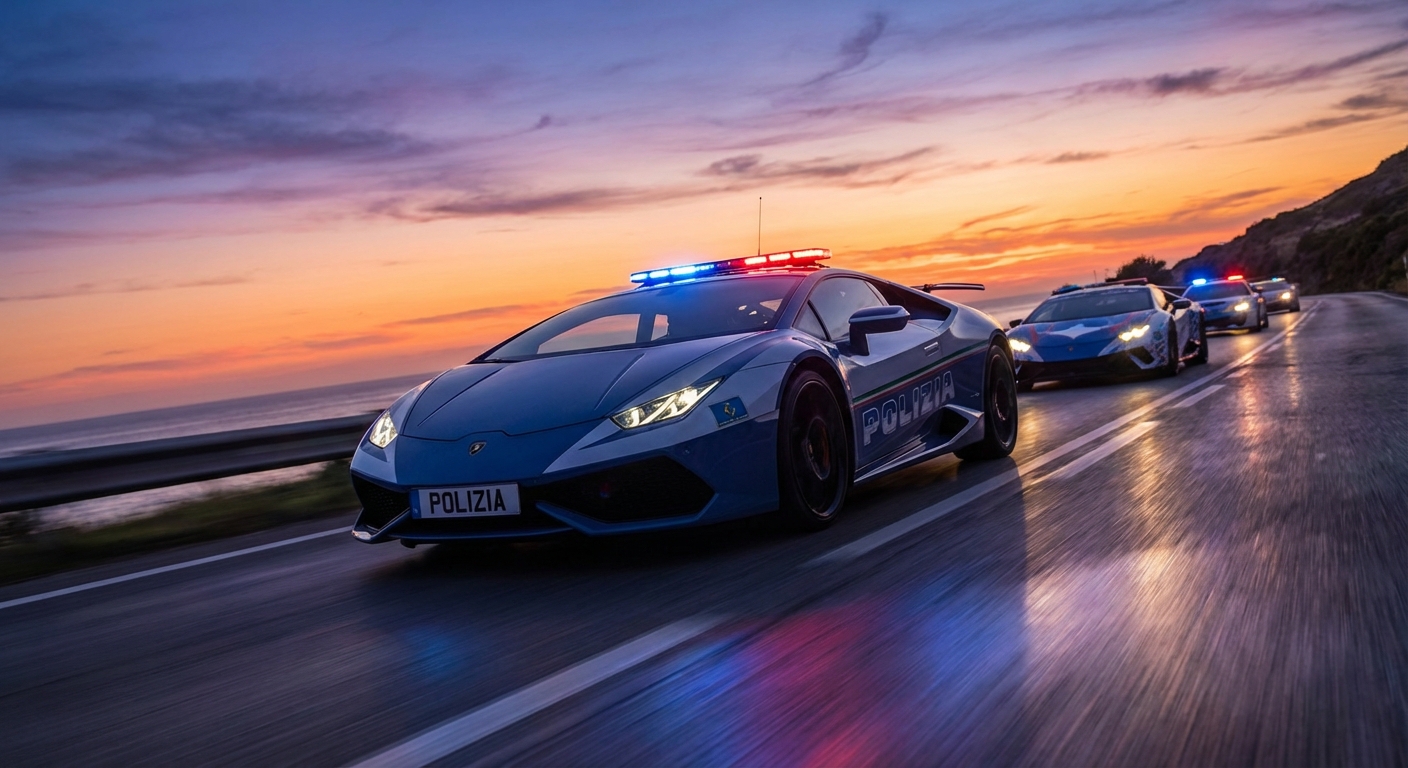 Ces impressionnants bolides qui meublent la flotte de certaines polices