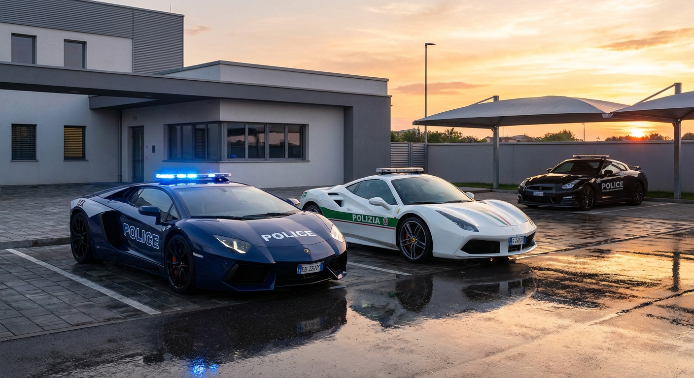 Bugatti Veyron de la police de Dubaï, véhicule de luxe aux performances exceptionnelles
