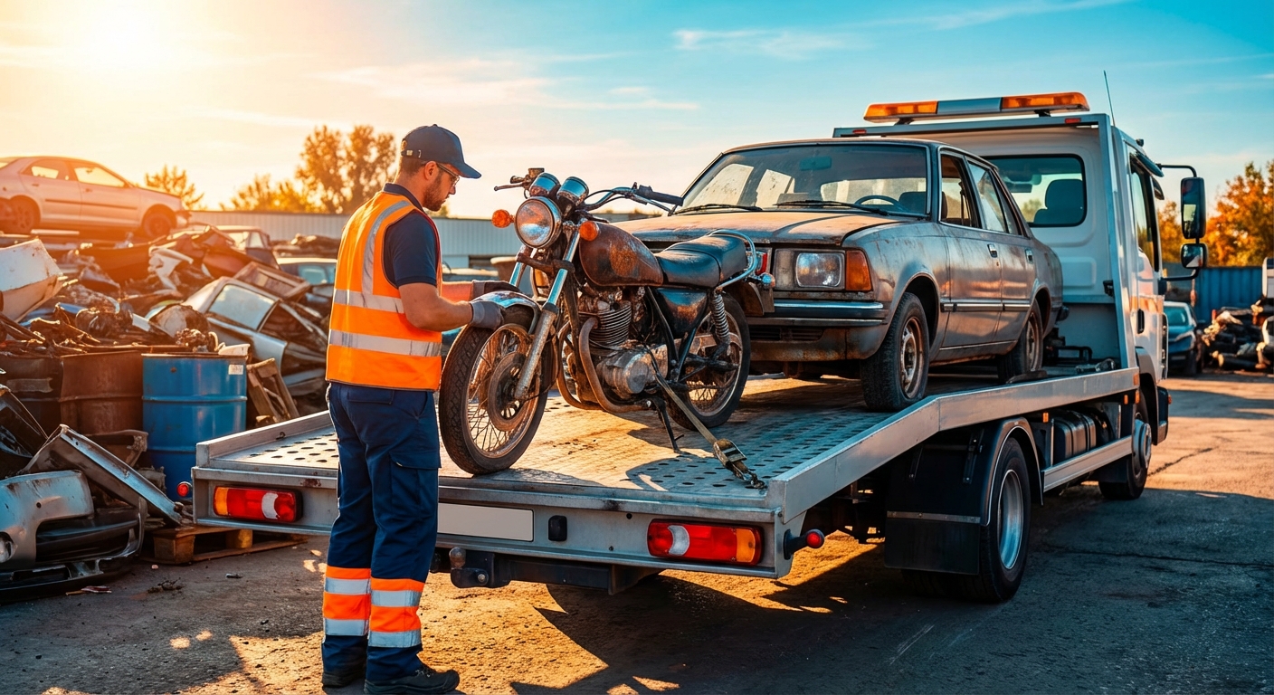 Pourquoi Faire Appel à un Épaviste pour Enlever une Moto ou une Voiture Hors Usage?