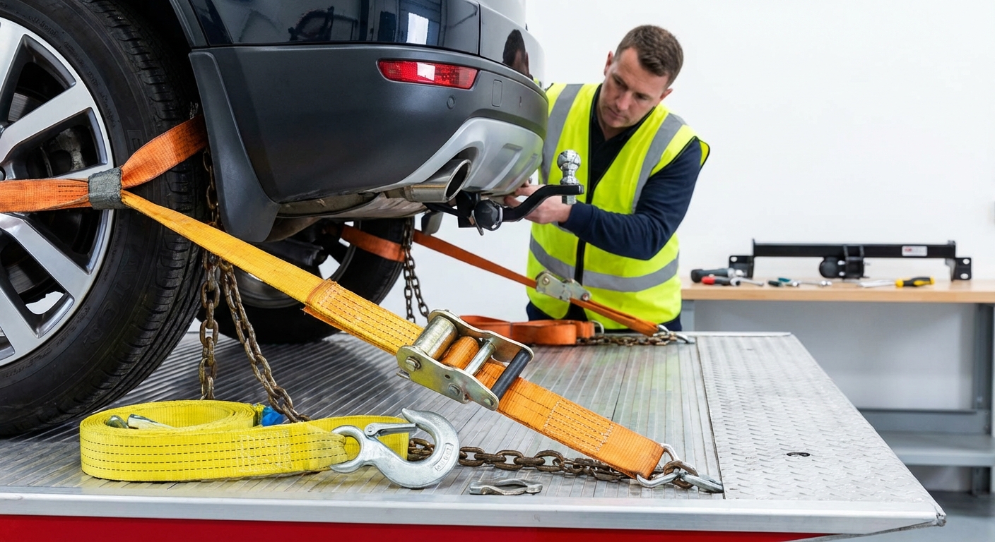 Équipements de remorquage essentiels pour voiture et remorque