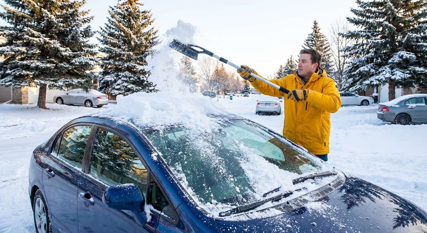 Comment déneiger sa voiture? 