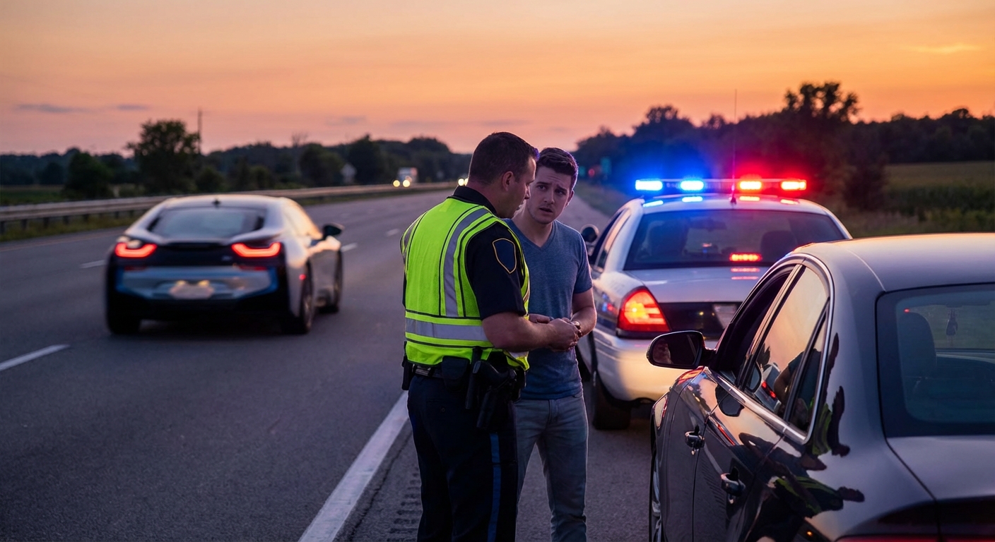 Grand excès de vitesse : cas du jeune conducteur